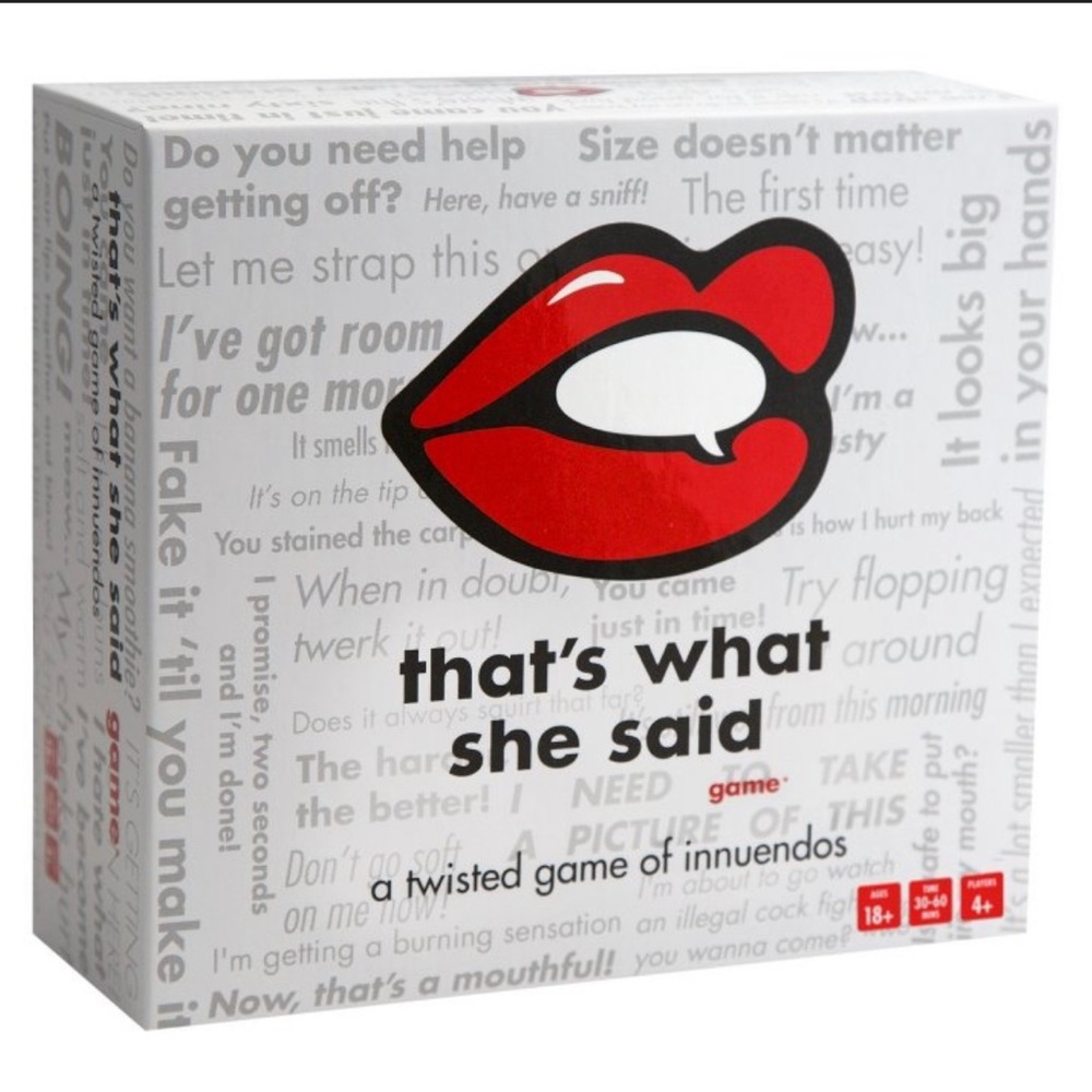 That's What She Said Game